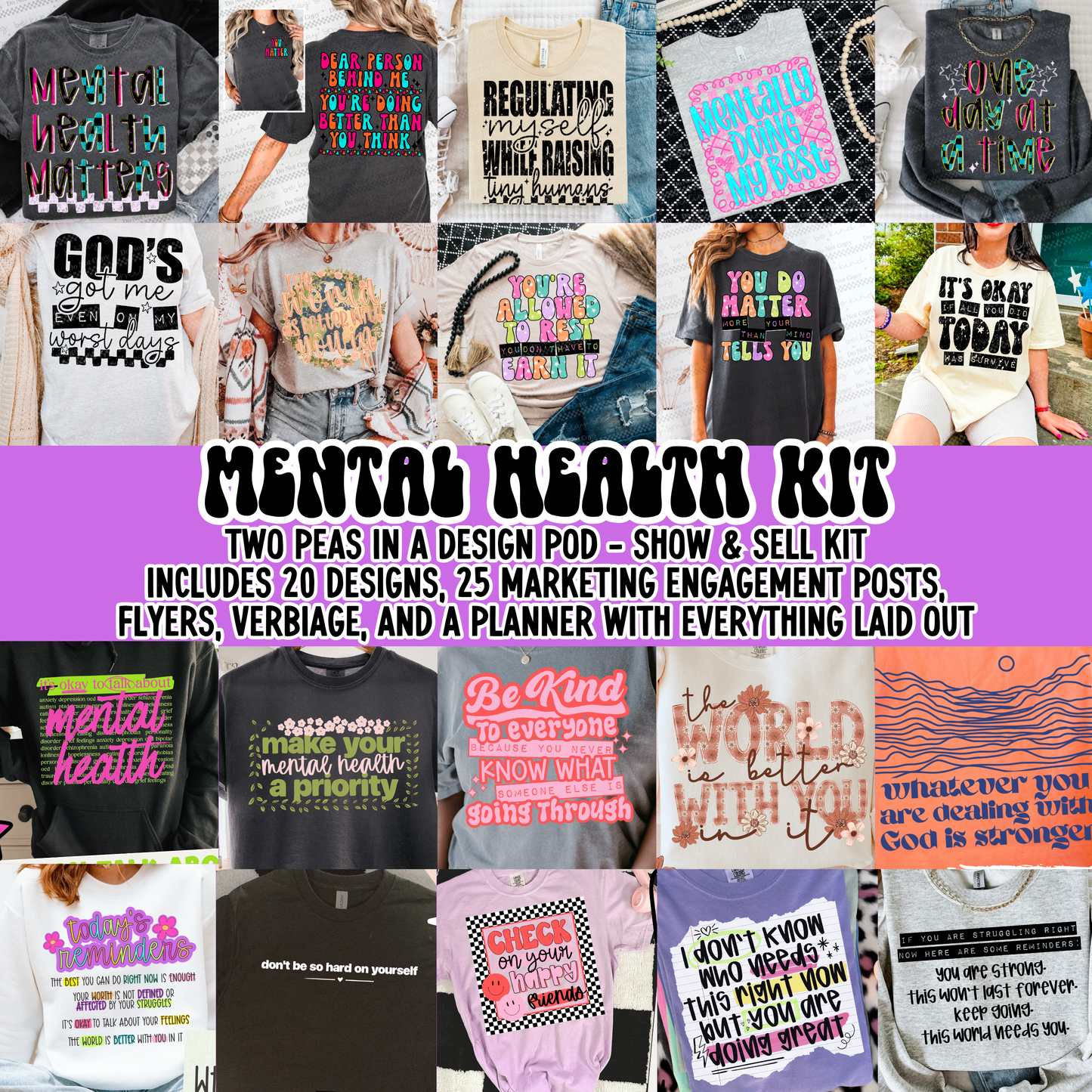 Mental Health Awareness Show & Sell Kit