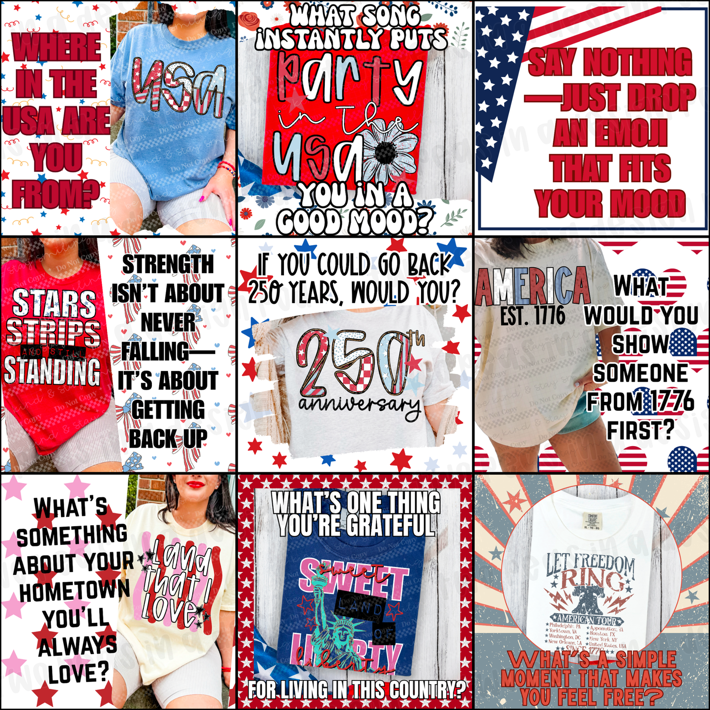 Patriotic Show & Sell Kit