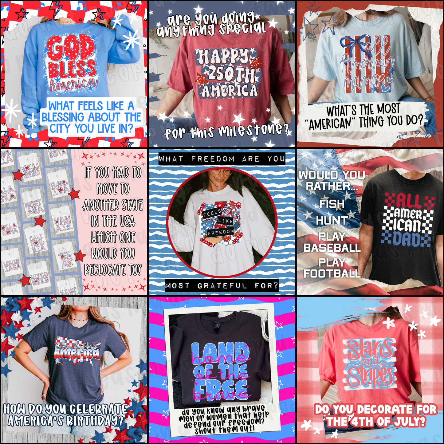 Patriotic Show & Sell Kit